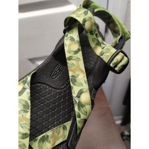 Keen Women's Size 8 Zerraport II Closed Toe Hiking Sandals Strappy Lemon Print - Picture 5 of 8